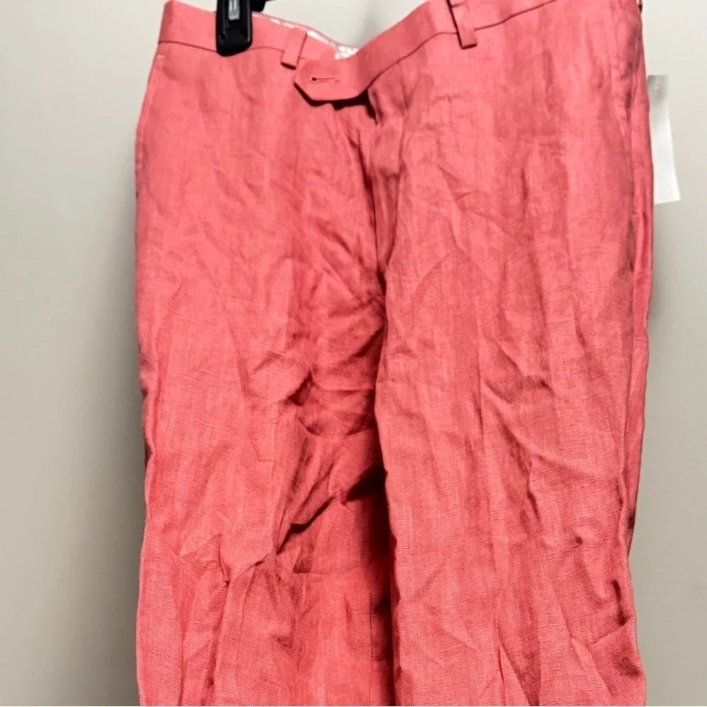 Lauren Ralph Lauren Straight Leg Linen Dress Pants Big Boys 18 R Hook & Bar